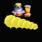 6Pcs Silicone Stretch Lids, Food Bowl Covers, Reusable Food Saving Covers, Retractable Multifunctional Fresh-keeping Lid